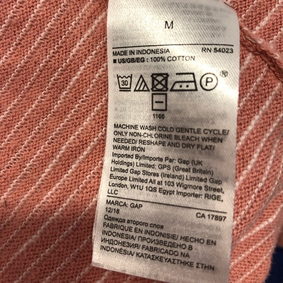 RED Gap Textured Longline Open-Front cardigan - Picture 5 of 7